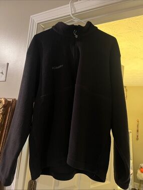 Columbia Unisex Black Full-Zip Fleece Jacket
